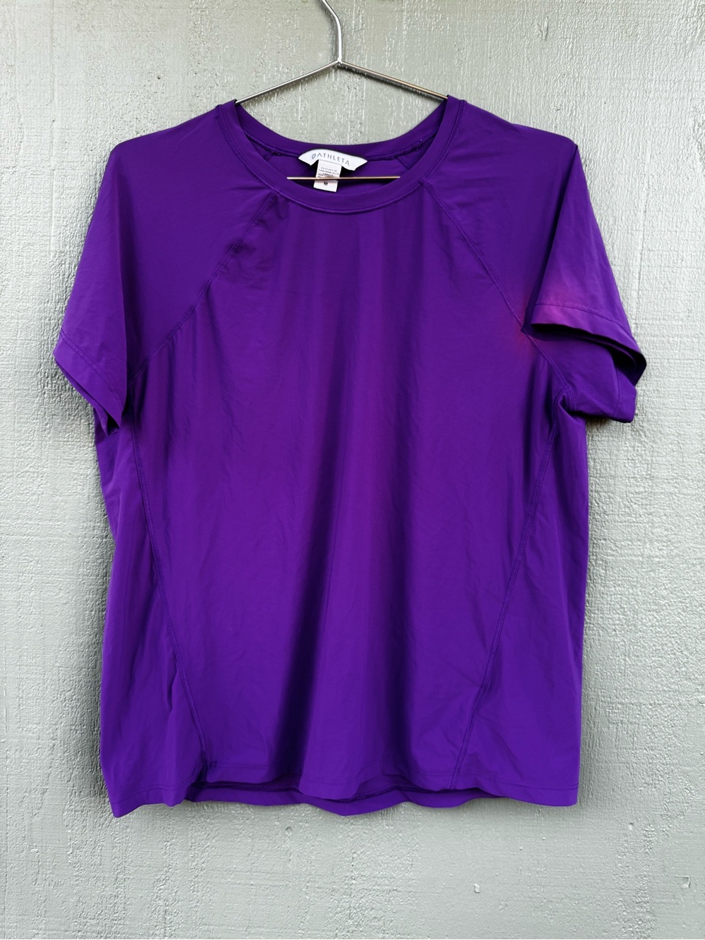 Athleta Vibrant Purple Short Sleeve Active Tee